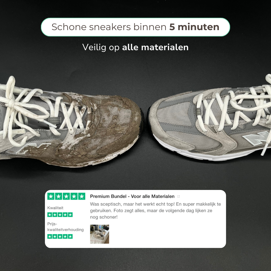 Zo maak je canvas stoffen sneakers schoon